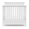 Storkcraft Petal 4-in-1 Convertible Mini Crib, White