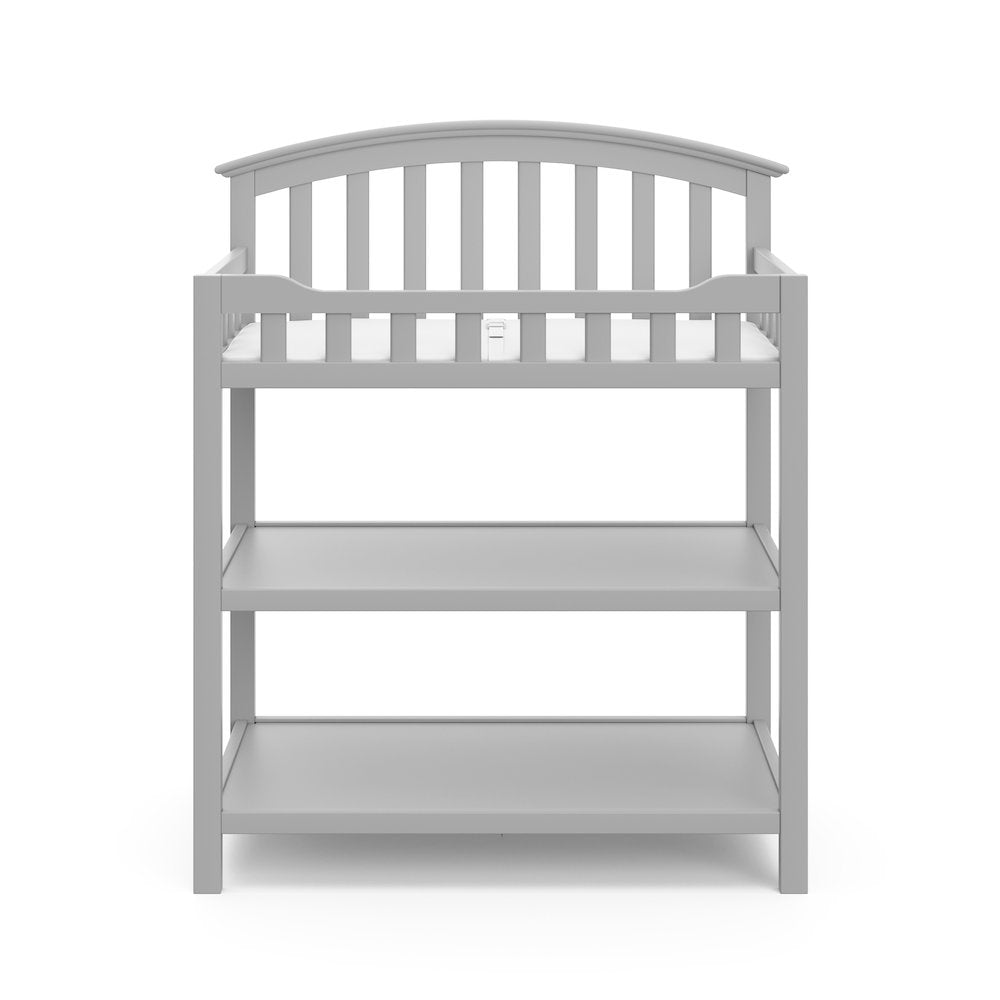 Graco Changing Table with Water-Resistant Changing Pad (Pebble Gray)