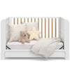 Graco Read-with-Me 4-in-1 Convertible Crib with Drawer (White with Driftwood)
