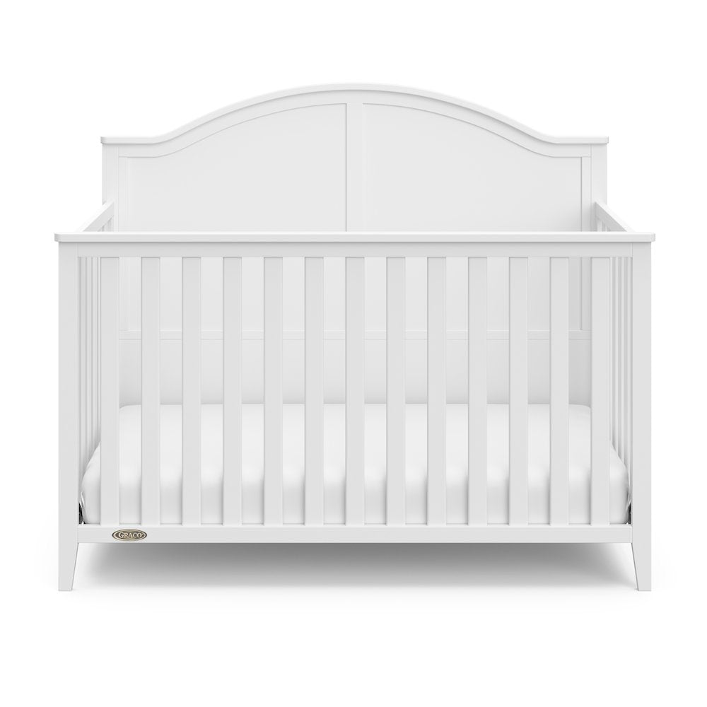 Graco Wilfred 5-in-1 Convertible Crib (White) – GREENGUARD Gold Certified