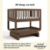 Santorini Deluxe 3-in-1 Convertible Bassinet - Hazelnut