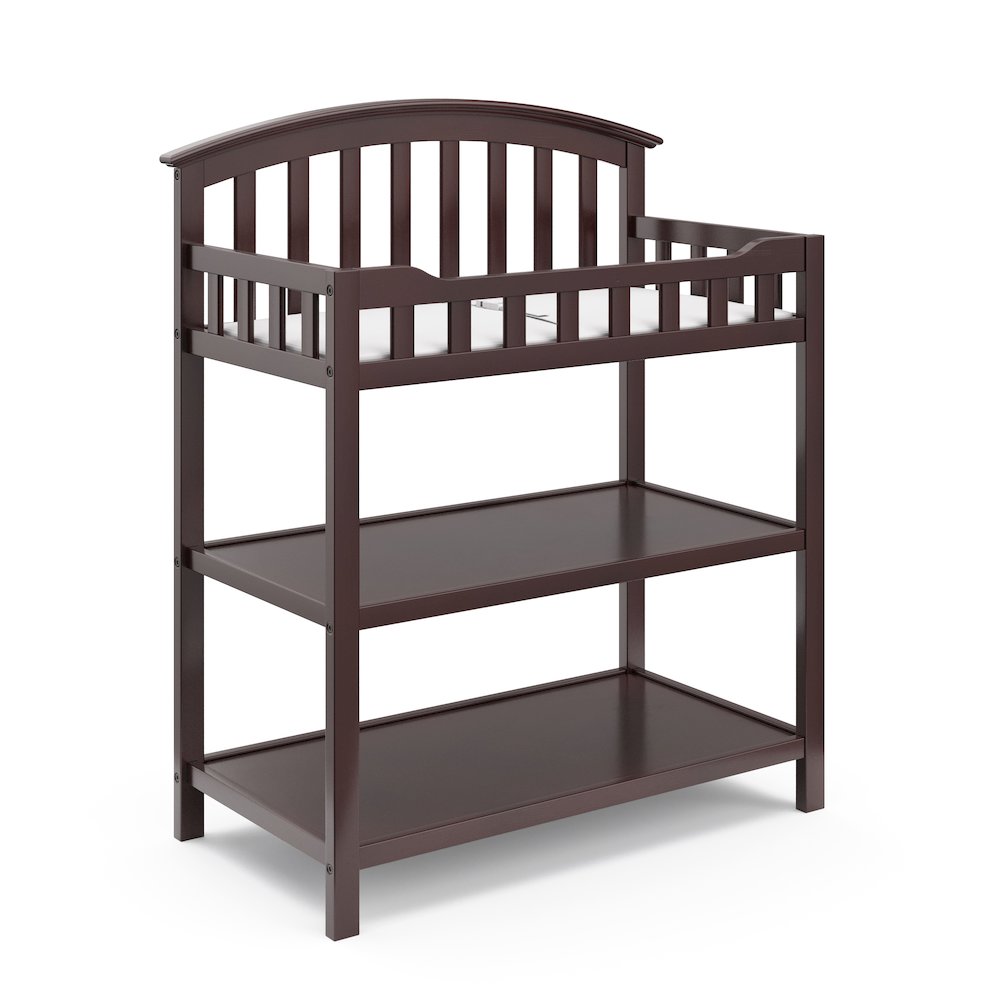 Graco Changing Table with Water-Resistant Changing Pad (Espresso)
