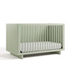 Kyoto Deluxe Convertible Crib with Bonus Toddler Guardrail - Sage
