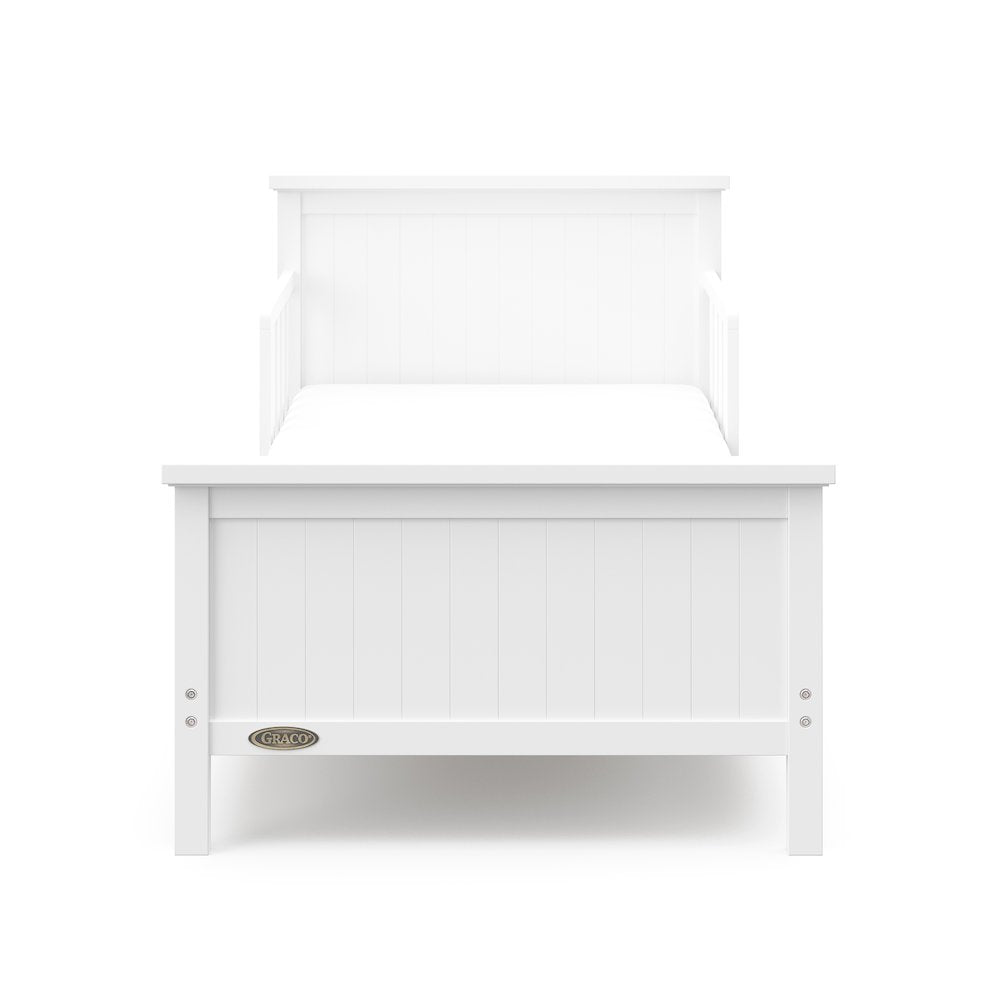 Graco Bailey Toddler Bed (White) - Toddler Bed Frame Fits Standard-Size Crib