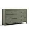 Alpine 6-Drawer Dresser- Olive