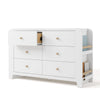 Read-With-Me 6 Drawer Dresser-White/Driftwood