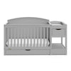 Graco Bellwood 5-in-1 Convertible Crib & Changer with Drawer (Pebble Gray)