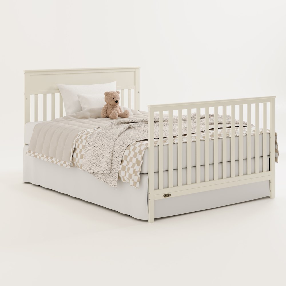 Shiloh Convertible Crib & Changer - Frosted Oat