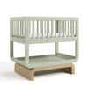 Santorini Deluxe 3-in-1 Convertible Bassinet - Sage/Driftwood