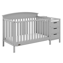 Graco Benton 4-in-1 Convertible Crib and Changer (Pebble Gray)