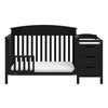 Graco Benton 4-in-1 Convertible Crib and Changer (Black)