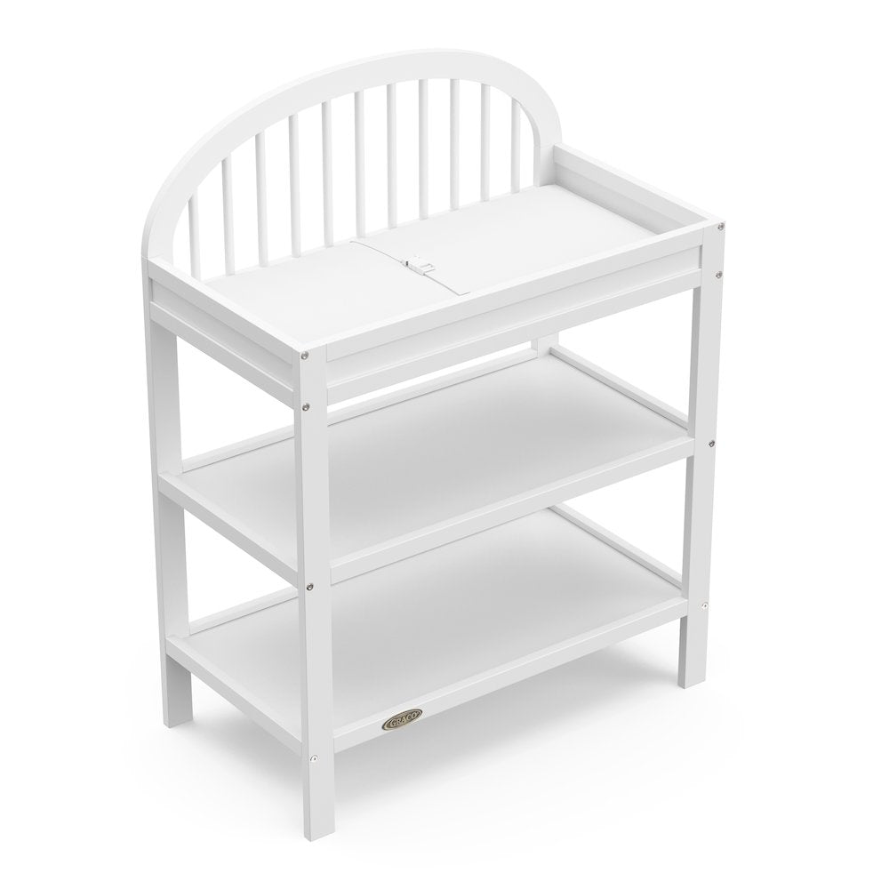 Graco Olivia Changing Table with Water-Resistant Changing Pad (White)