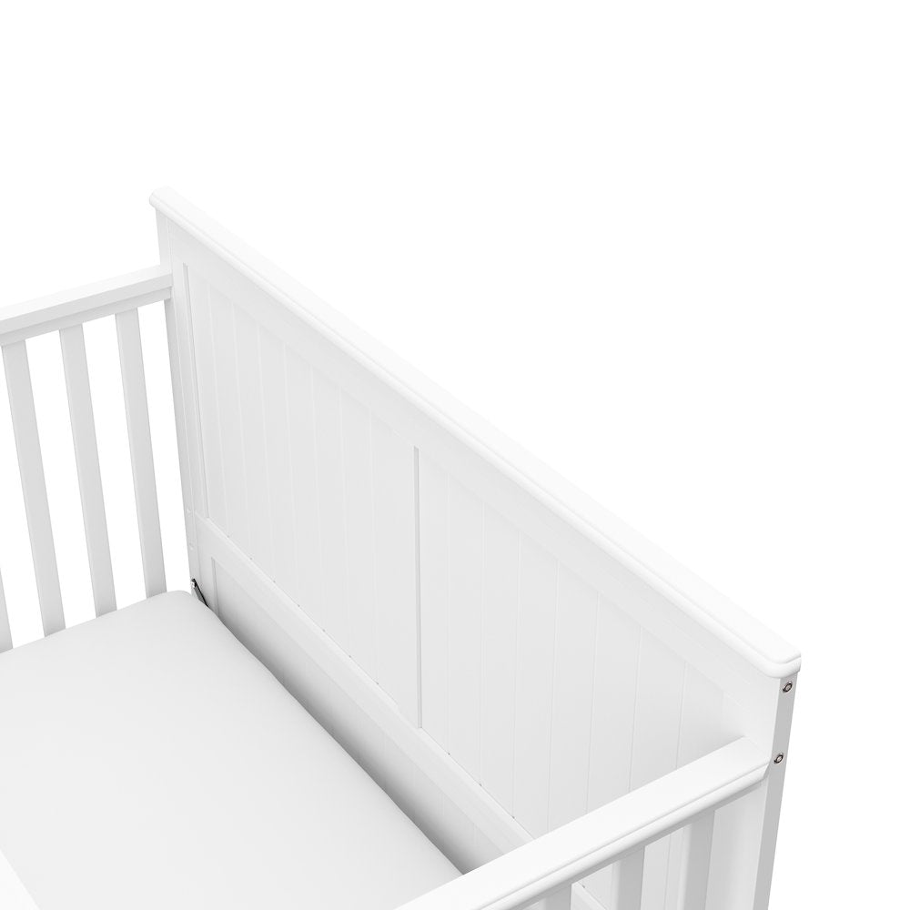 Graco Hadley 5-in-1 Convertible Crib with Drawer (White) –Crib with Drawer Combo