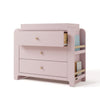 Read-With-Me 3 Drawer Chest with Topper -Blush/Driftwood