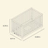 Deluxe 3-in-1 Convertible Crib with Bonus Toddler Guardrail, Sage with Driftwood