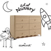 Casablanca 6 Drawer Dresser-Driftwood
