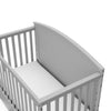 Graco Bellwood 5-in-1 Convertible Crib with Drawer (Pebble Gray)