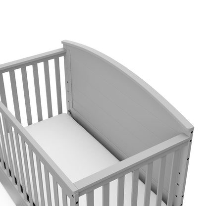 Graco Bellwood 5-in-1 Convertible Crib with Drawer (Pebble Gray)
