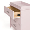 Classic 3 Drawer Chest with Topper- Blush
