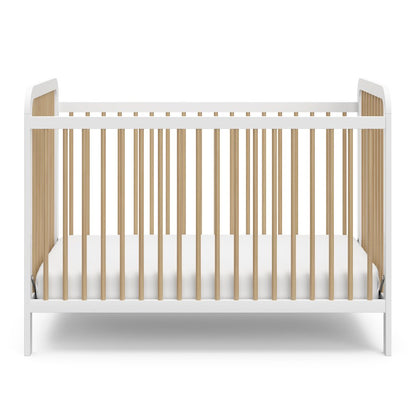 Storkcraft Pasadena 3-in-1 Convertible Crib - White with Driftwood