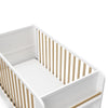 Graco Read-with-Me 4-in-1 Convertible Crib with Drawer (White with Driftwood)