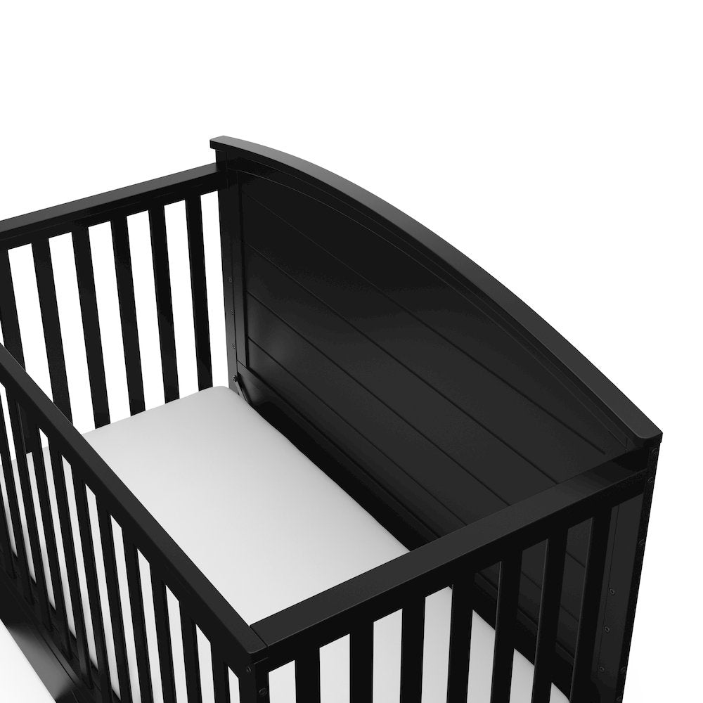 Graco Bellwood 5-in-1 Convertible Crib with Drawer (Black)