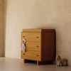 Texas 3 Drawer Chest with Topper-Almond