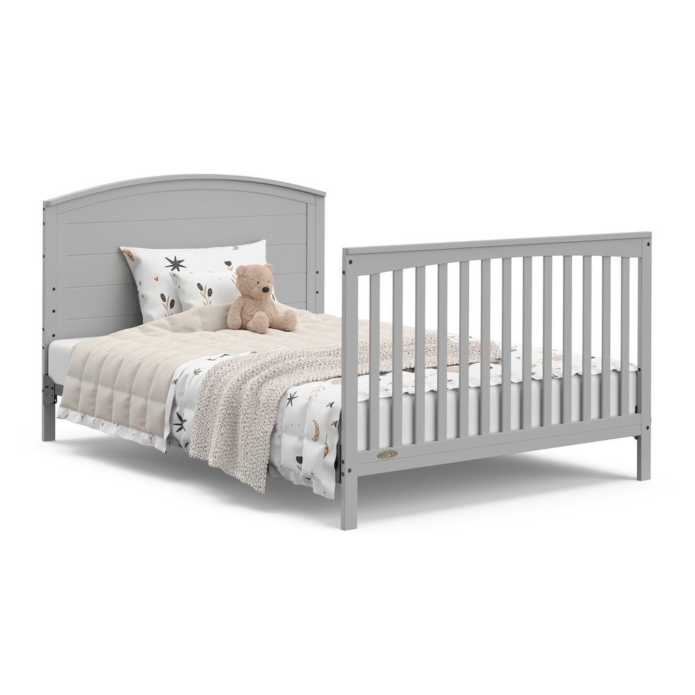 Graco Bellwood 5-in-1 Convertible Crib with Drawer (Pebble Gray)
