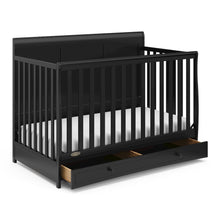 Graco Asheville 4-in-1 Convertible Crib with Drawer (Black)