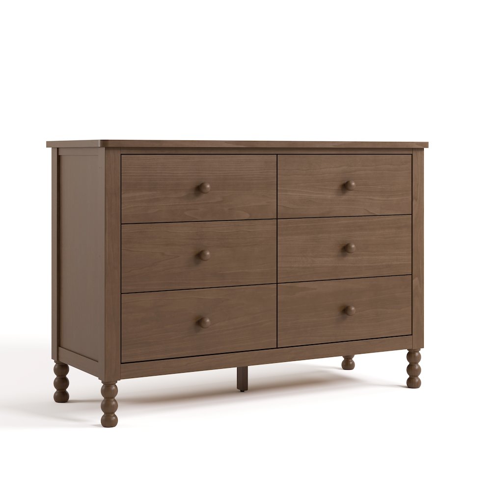 Rio 6 Drawer Dresser-Hazelnut