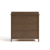 Classic 3 Drawer Chest with Topper- Hazelnut