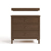 Rio 3 Drawer Chest with Topper-Hazelnut