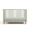 Deluxe 3-in-1 Convertible Crib with Bonus Toddler Guardrail, Sage with Driftwood
