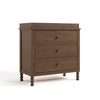 Rio 3 Drawer Chest with Topper-Hazelnut