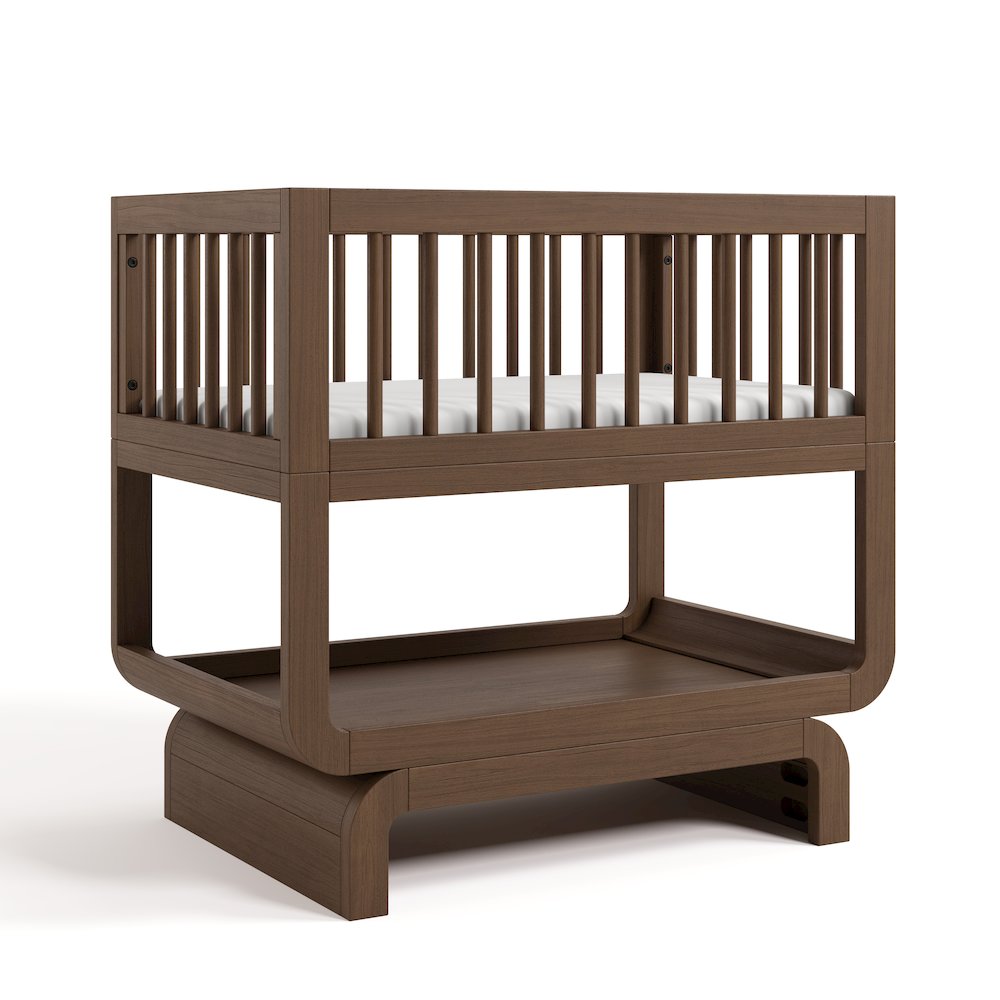 Santorini Deluxe 3-in-1 Convertible Bassinet - Hazelnut