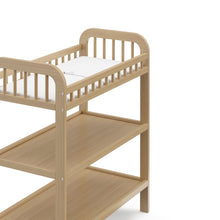 Storkcraft Pasadena Changing Table with Water-Resistant Changing Pad - Driftwood