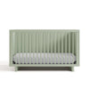 Kyoto Deluxe Convertible Crib with Bonus Toddler Guardrail - Sage