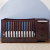 Graco Remi All-in-One Convertible Crib with Drawer and Changer (Espresso)