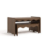 Casablanca Table & Bench Set-Hazelnut