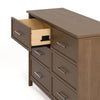 Classic 6 Drawer Dresser- Hazelnut