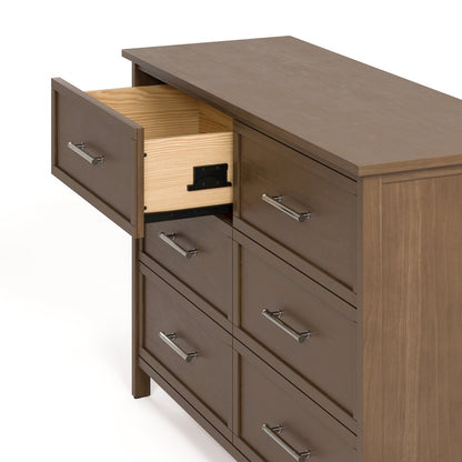 Classic 6 Drawer Dresser- Hazelnut