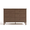 Rio 6 Drawer Dresser-Hazelnut