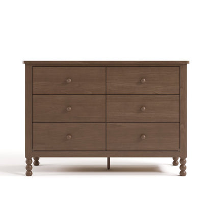 Rio 6 Drawer Dresser-Hazelnut