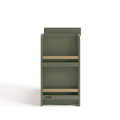 Read-With-Me 3 Drawer Chest with Topper -Olive/Driftwood