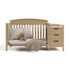 Benton Crib & Changer -Driftwood