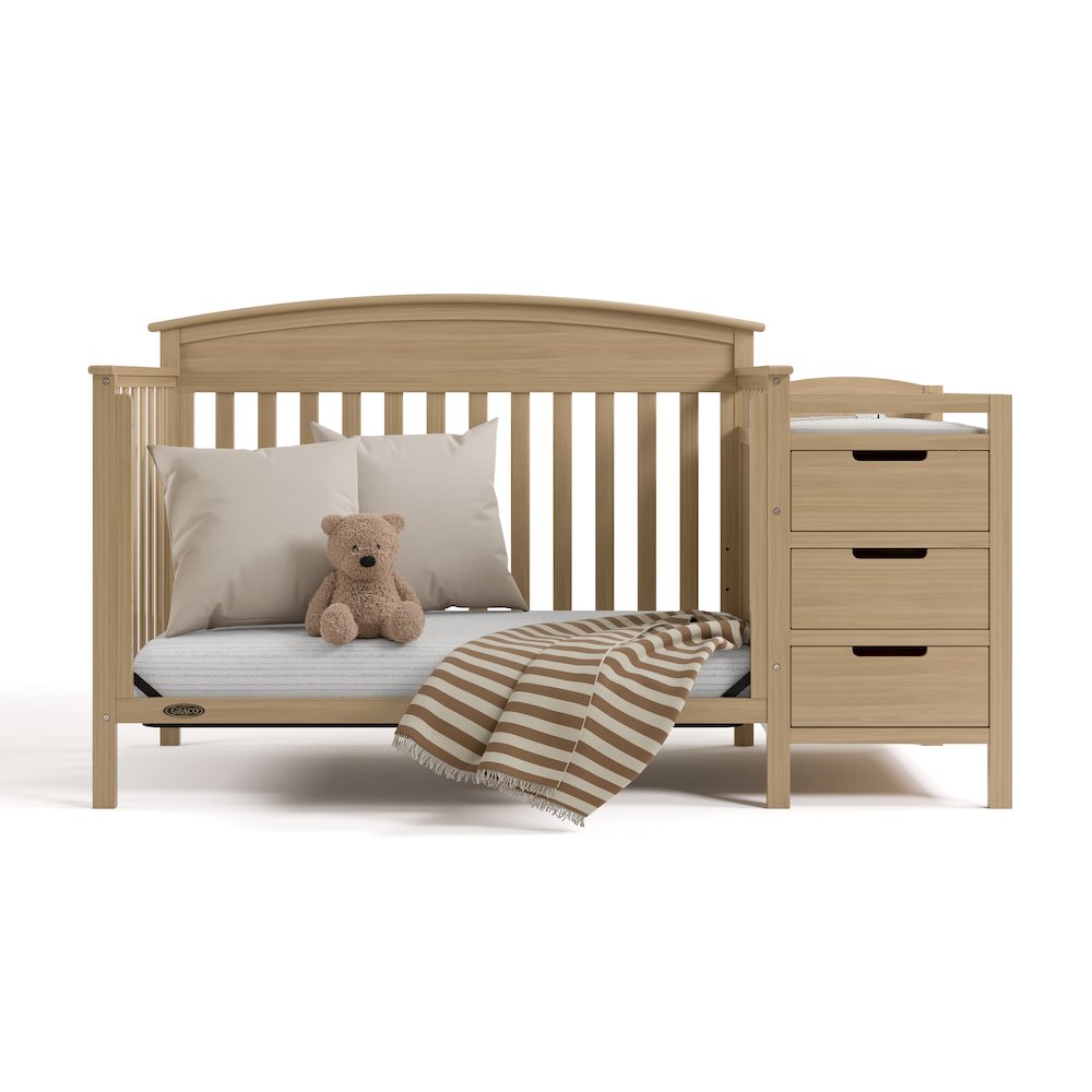 Benton Crib & Changer -Driftwood