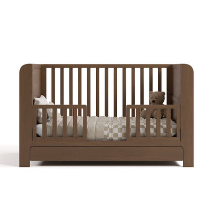 Read-With-Me Crib with Drawer - Hazelnut