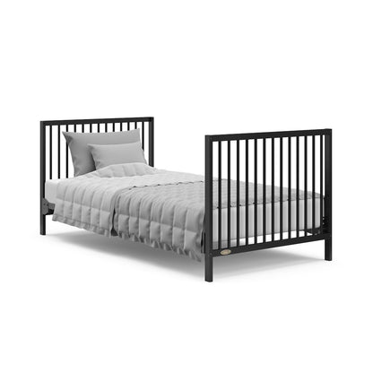 Graco Teddi 4-in-1 Convertible Mini Crib - Black