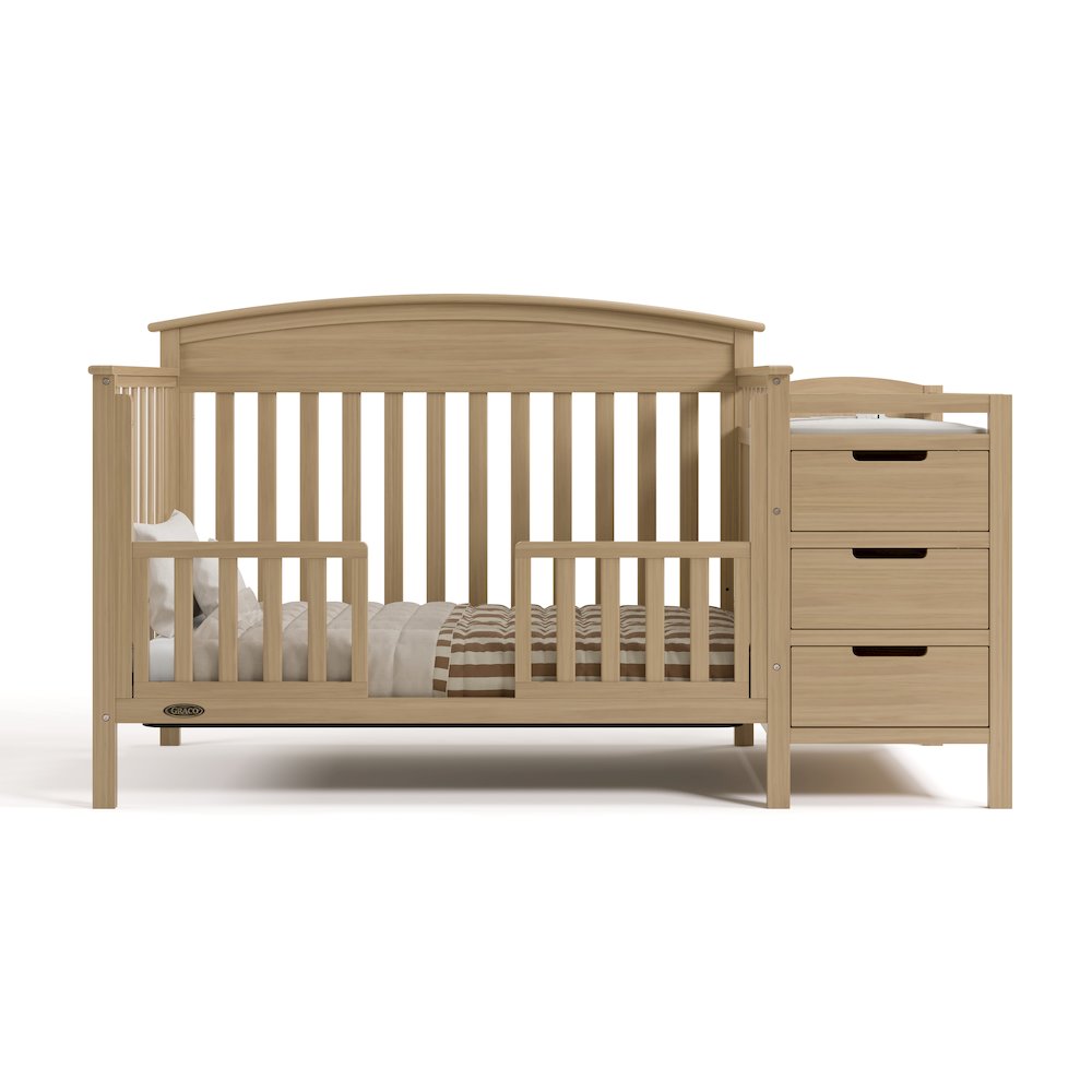 Benton Crib & Changer -Driftwood