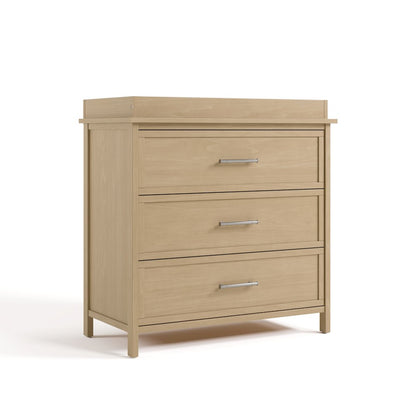 Classic 3 Drawer Chest with Topper- Driftwood